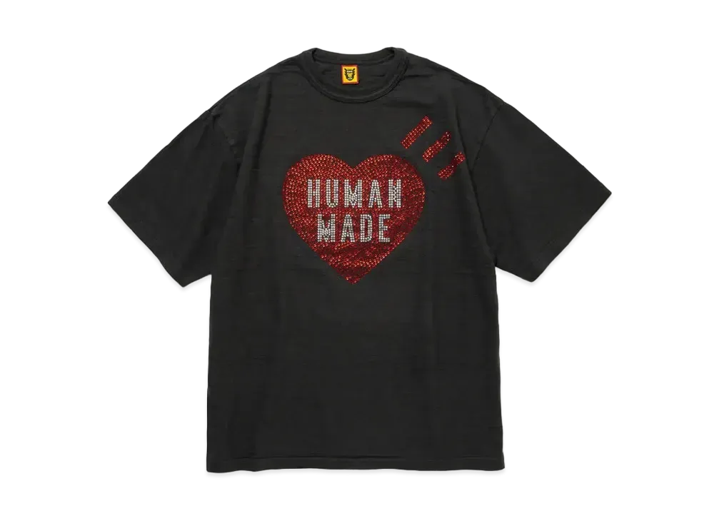 HUMAN MADE Crystal Heart Jewelry T-Shirt #2 "Black"