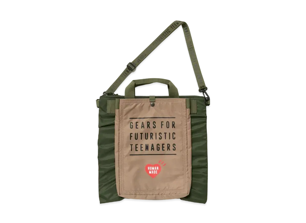 HUMAN MADE Helmet Bag "Olive Drab"