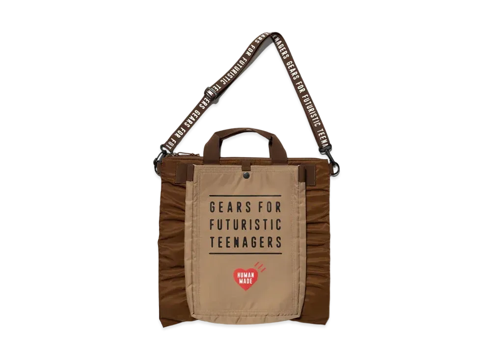 HUMAN MADE Helmet Bag "Brown"