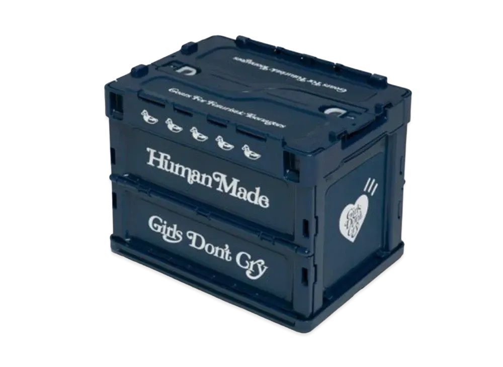 HUMAN MADE Girls Don ’t Cry Container case "Navy" / VERDY