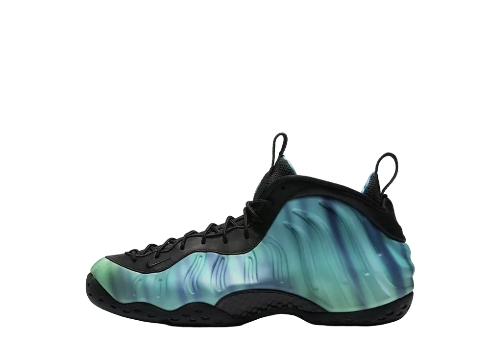 Nike GS Air Foamposite One Northern Lights "Black/Green Glow-Fierce Purple"