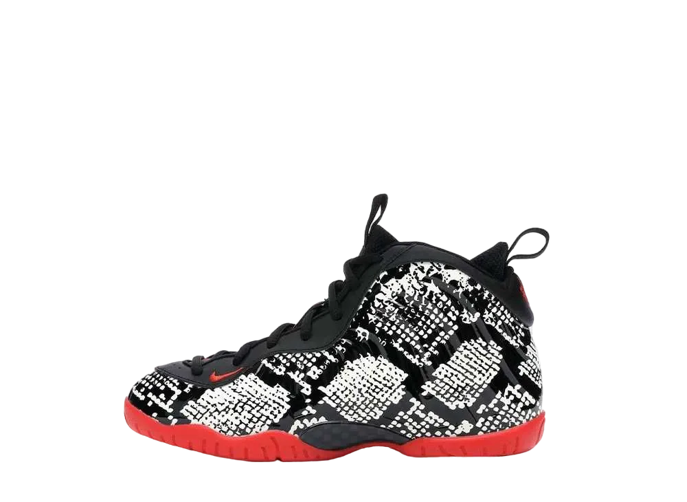 Nike PS Air Foamposite One Albino Snakeskin "Sail/Habanero Red/Black"