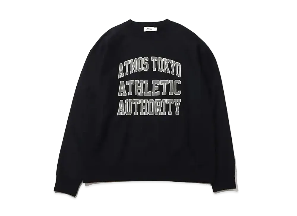 atmos College Logo Sweat Crewneck "Black"