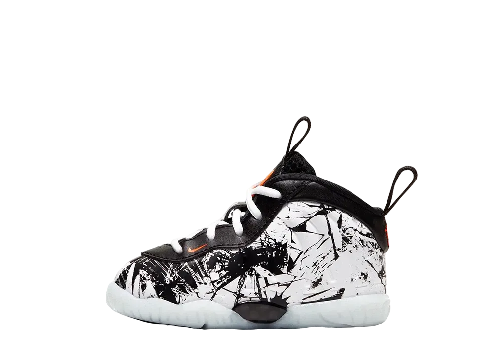 Nike TD Air Foamposite One Shattered Backboard "Black/White/Total Orange"