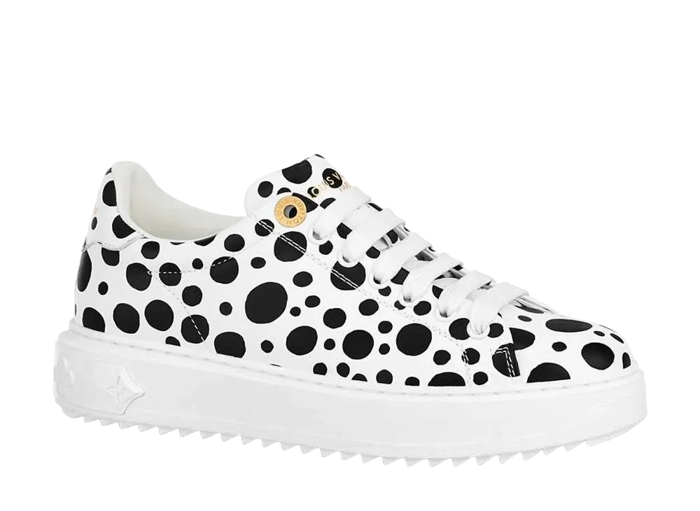 草間彌生 × ルイヴィトン タイムアウト・ライン スニーカー インフィニティ ドット "ブロン"