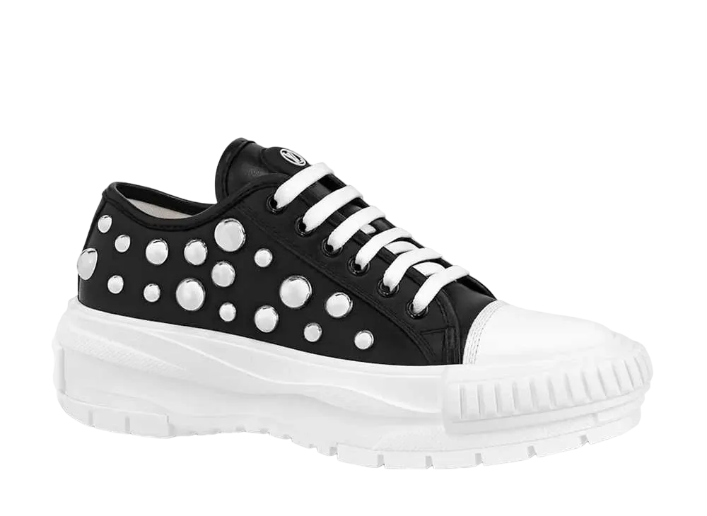 草間彌生 × ルイヴィトン LV スクァッド・ライン スニーカー メタル ドット