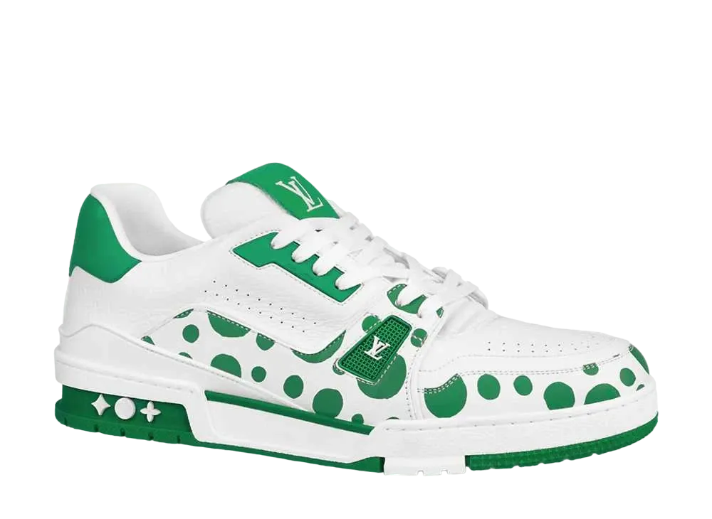 Yayoi Kusama × Louis Vuitton Trainer Line Sneaker Infinity Dots "Green"