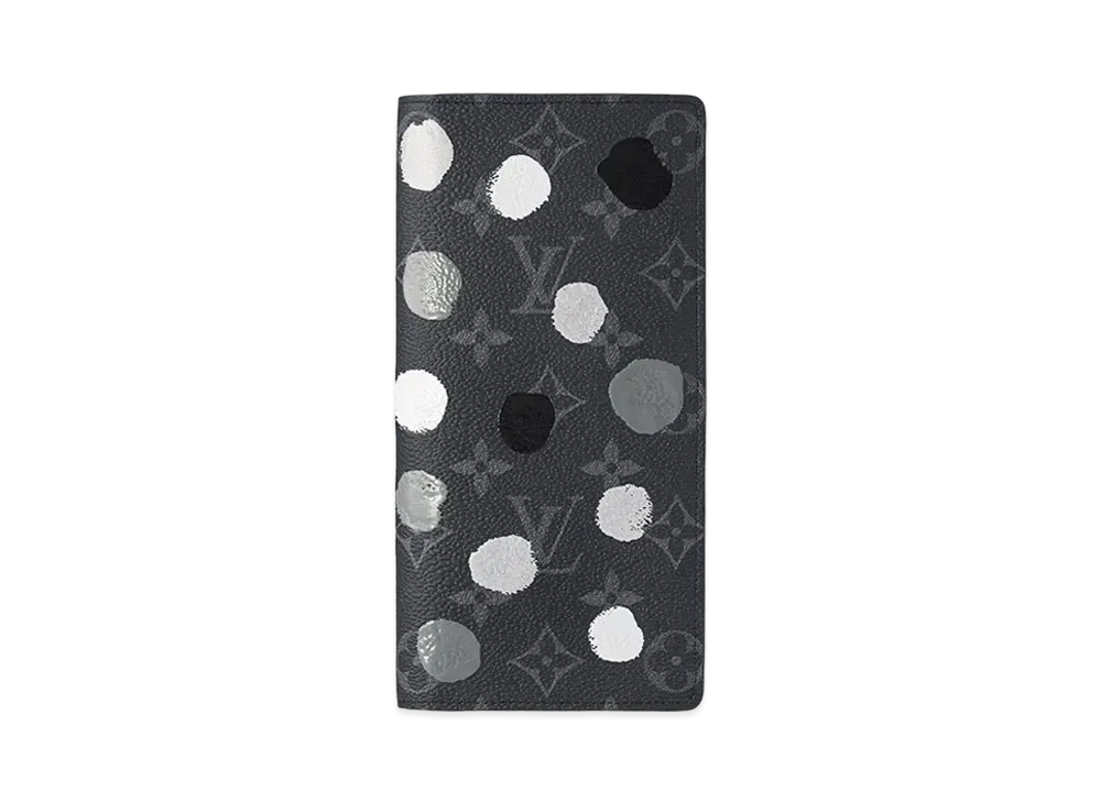 Louis Vuitton x Yayoi Kusama Brazza Wallet Monogram Eclipse Painted Dots