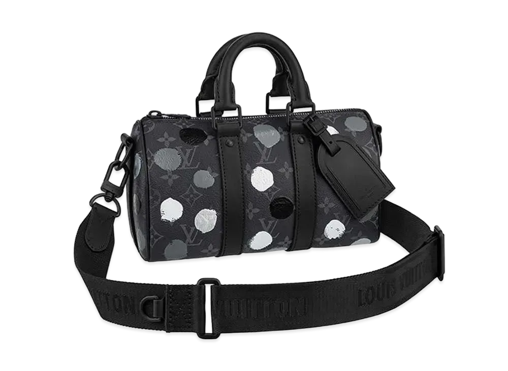 Louis Vuitton x Yayoi Kusama Keepall Bandouliere 25 Monogram Eclipse Painted Dots