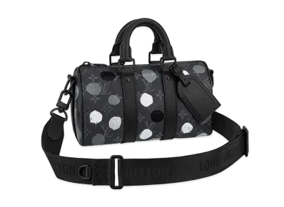 Louis Vuitton x Yayoi Kusama Keepall Bandouliere 25 Monogram Eclipse Painted Dots