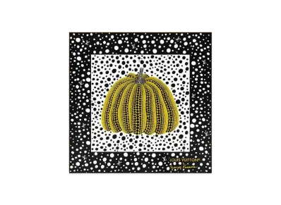 Louis Vuitton x Yayoi Kusama Infinity Dots Square 90 "Jaune/Noir"