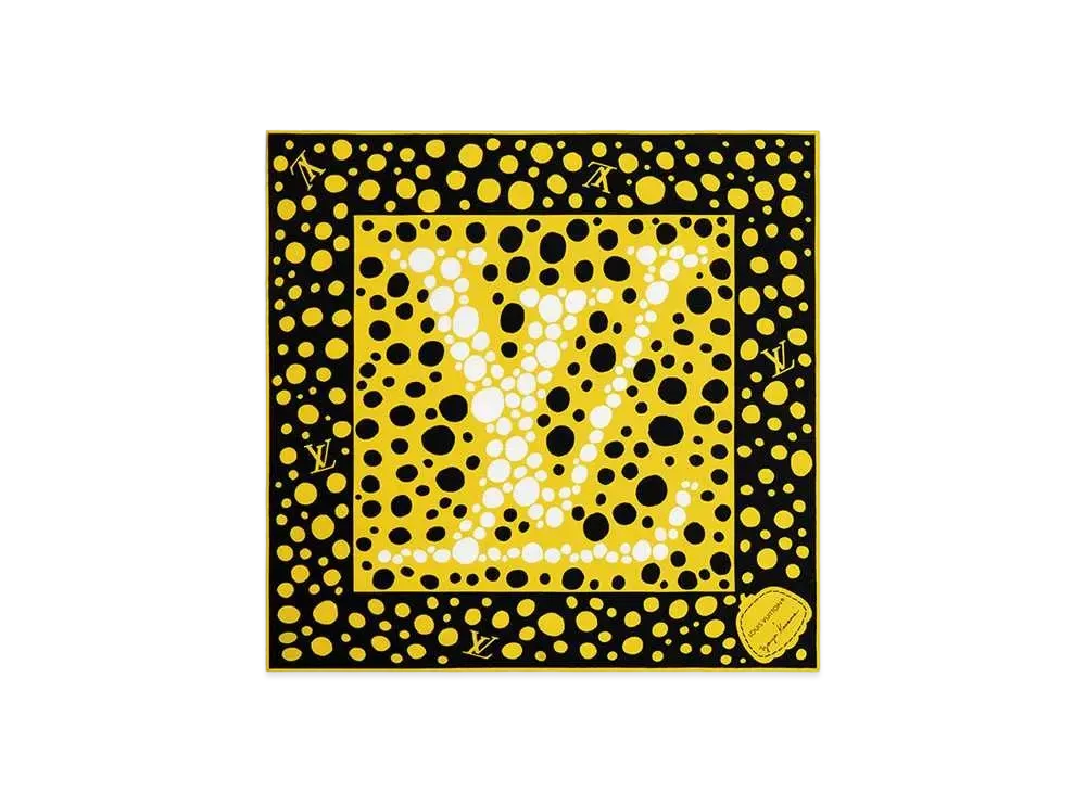Louis Vuitton x Yayoi Kusama Infinity Dots Square 45 "Jaune/Noir"