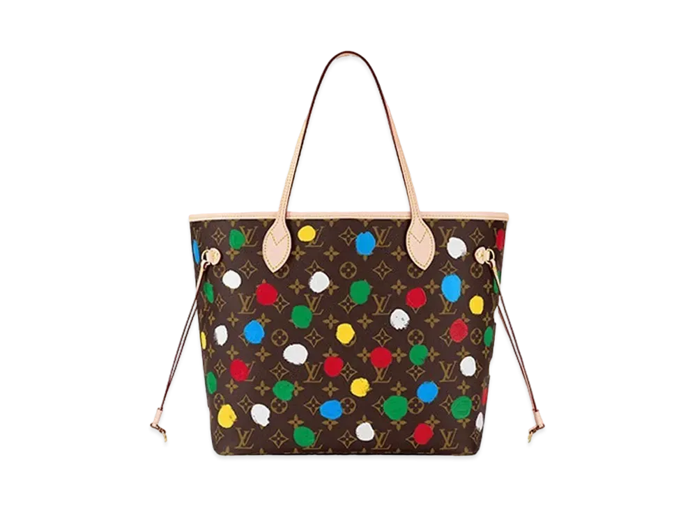 Louis Vuitton x Yayoi Kusama Neverfull MM Monogram Painted Dots