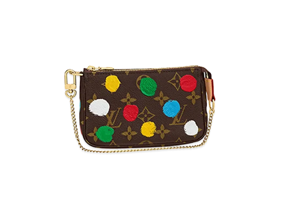 Louis Vuitton x Yayoi Kusama Mini Pochette Accessoires Monogram Painted Dots