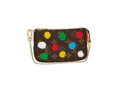 Louis Vuitton x Yayoi Kusama Mini Pochette Accessoires Monogram Painted Dots