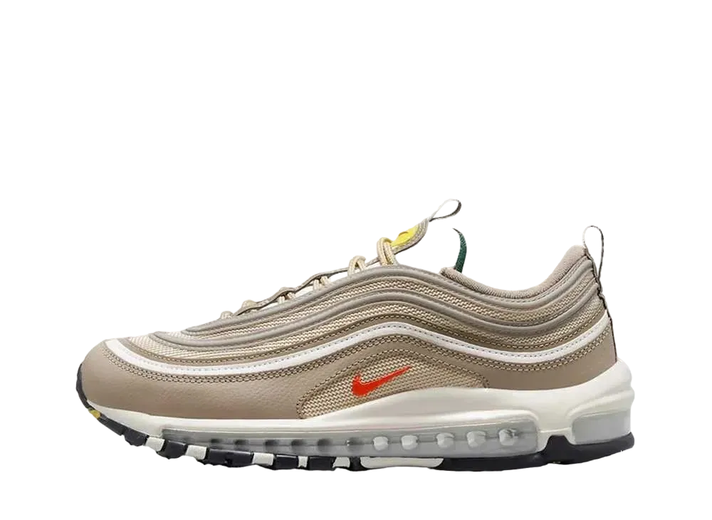 Nike Women's Air Max 97 SE "Khaki/Picante Red-Sesame-Sail"