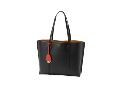 Tory Burch Perry Triple-Compartment Tote Bag "Black"