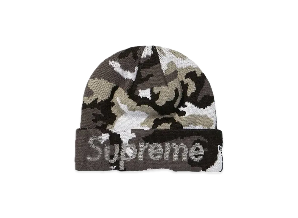 Supreme New Era Split Beanie "Black"