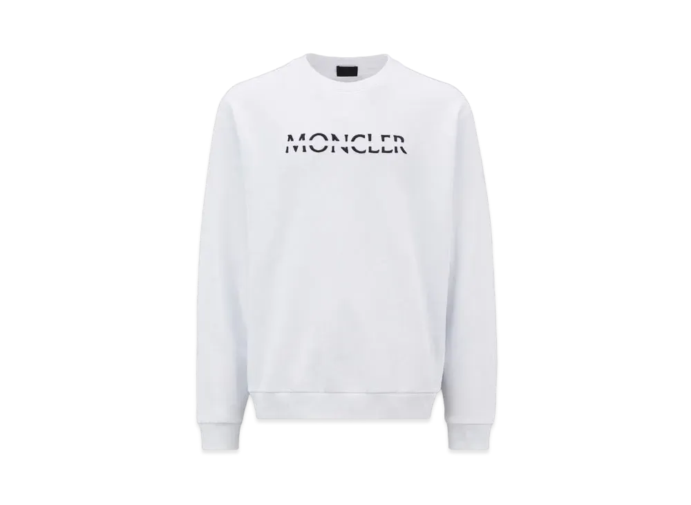 MONCLER Sweatshirt "Optical White"