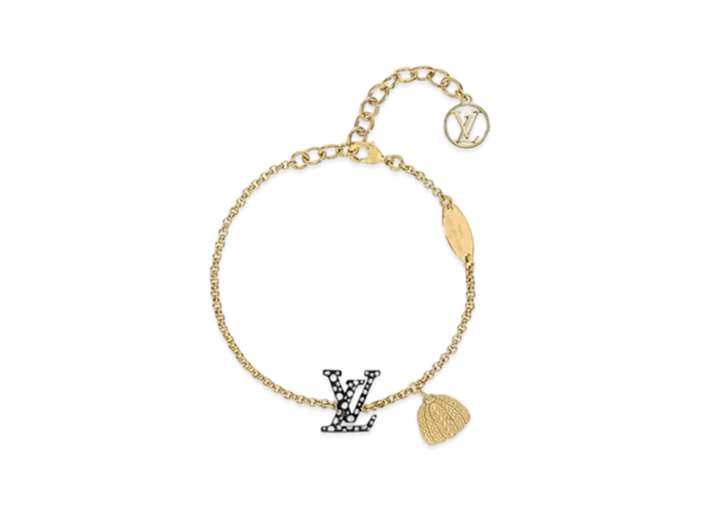 Louis Vuitton x Yayoi Kusama LV Iconic Infinity Dots Bracelet "Noir/Blanc"