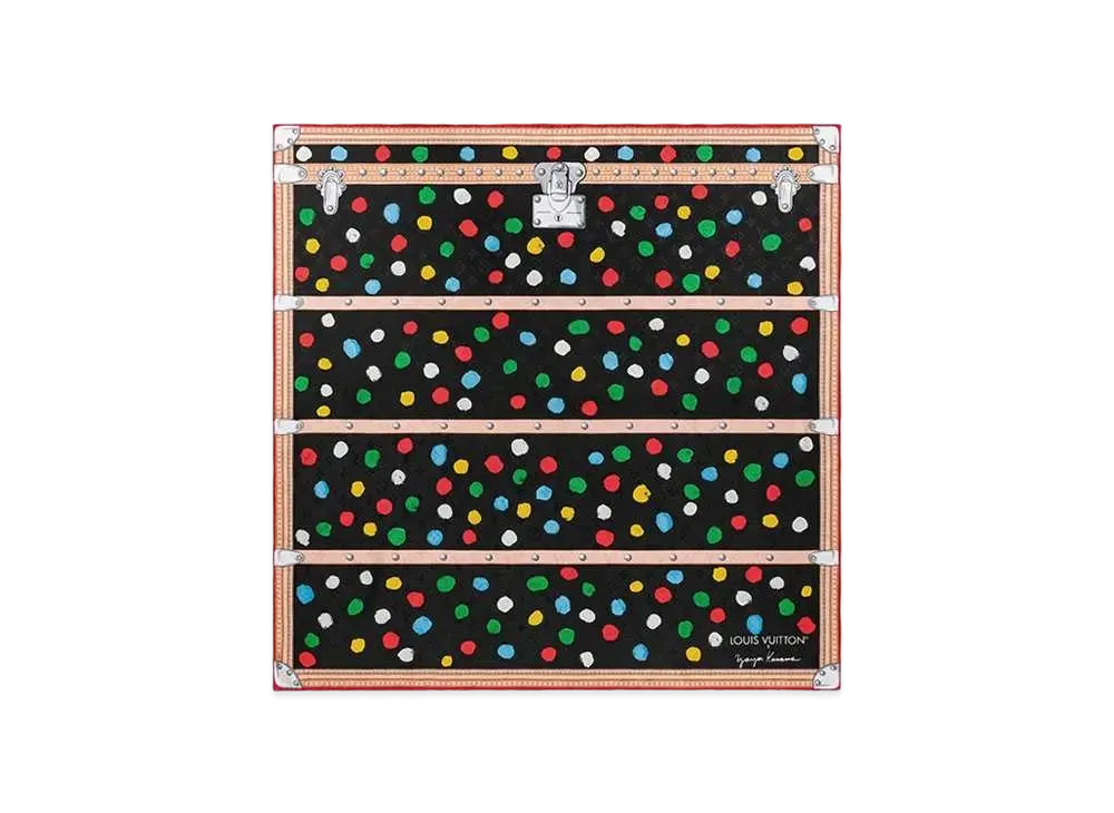 Louis Vuitton x Yayoi Kusama Painted Dots Monogram Square 90 "Noir"