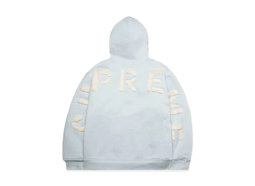 パーカー・フーディ Supreme Faux Fur Lined Zip Up Hooded Sweatshirt Light Blue Supreme Faux Fur Lined Zip Up Hooded Sweatshirt (FW22) - $198