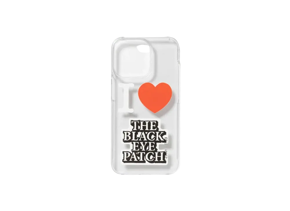 Black Eye Patch I Love BEP Iphone Case "Clear"