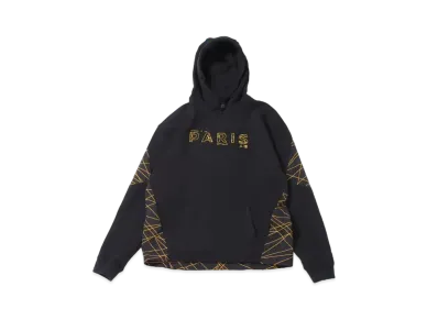 Jordan Brand x Paris Saint Germain Men's Fleece Hoodie "Black/Tour Yellow"