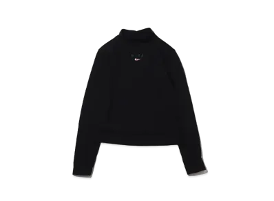 Nike Sportswear Women's Long Sleeve Mock Neck Top "Black"