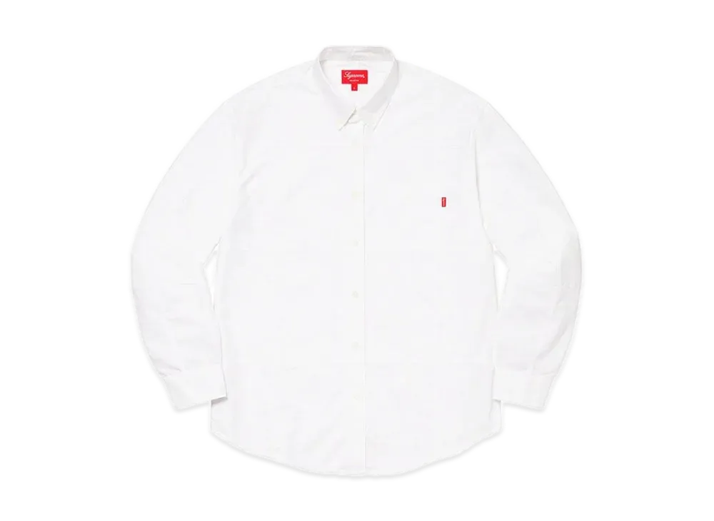 Supreme Patchwork Oxford Shirt "White"