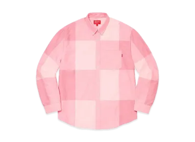 Supreme Patchwork Oxford Shirt "Red"