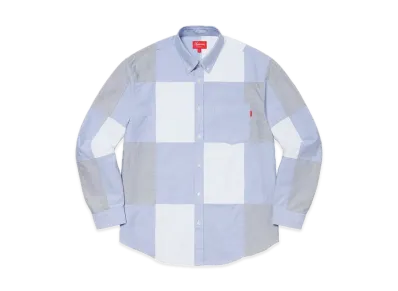 Supreme Patchwork Oxford Shirt "Blue"