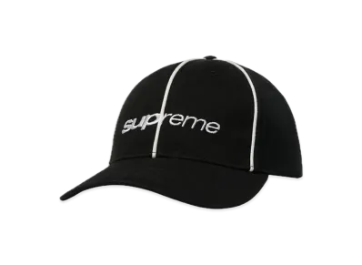 Supreme Piping 6-Panel "Black"