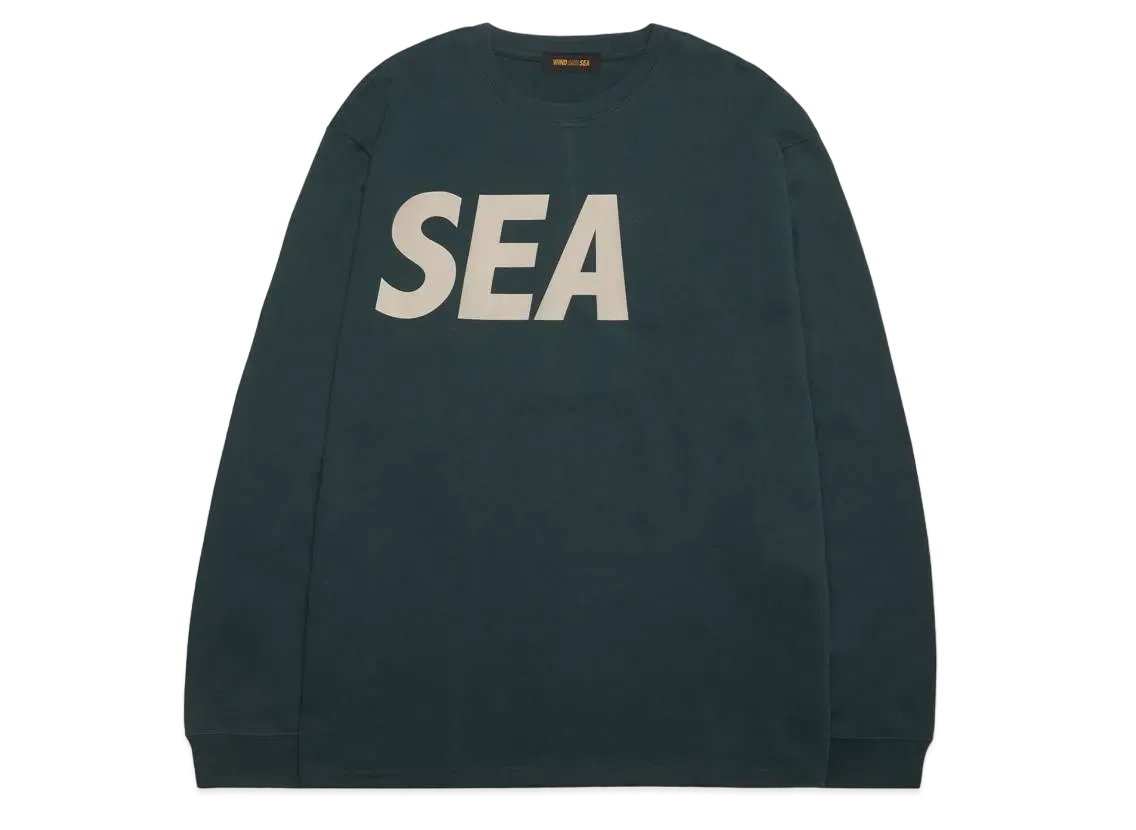 ウィンダンシー シー L/S Tシャツ "B.グリーン サンド"