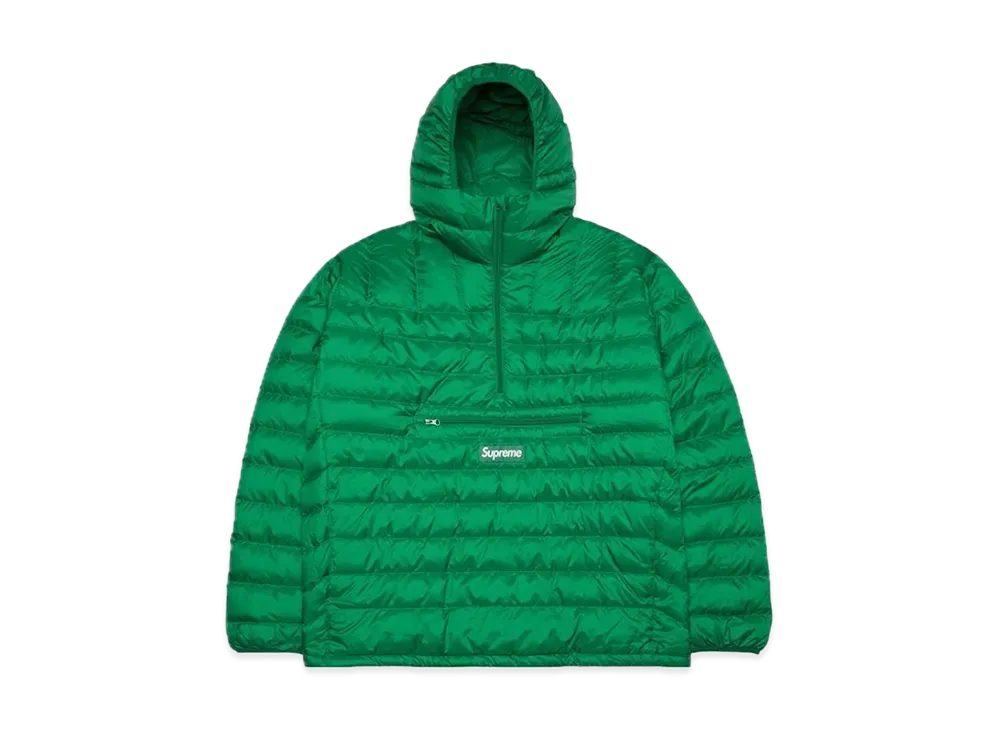 Supreme Micro Down Half Zip Hooded Pullover 