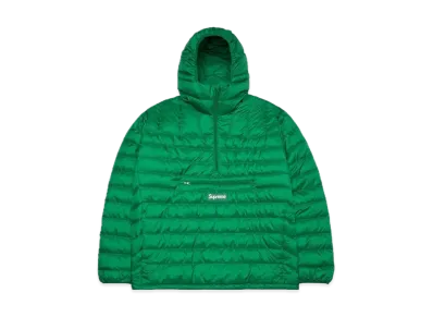 Supreme Micro Down Half Zip Hooded Pullover "Green"