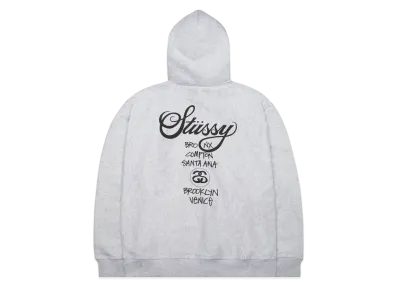 Stussy WORLD TOUR HOODIE "Grey"