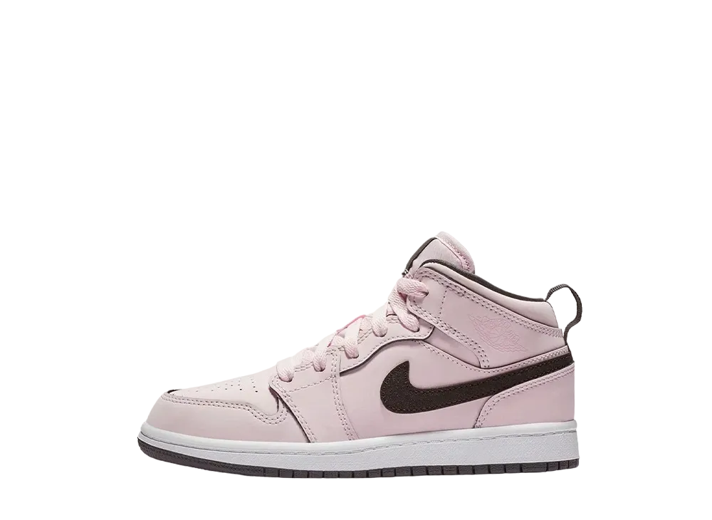ナイキ PS エアジョーダン1 ミッド "ピンクフォーム"(キッズ)
