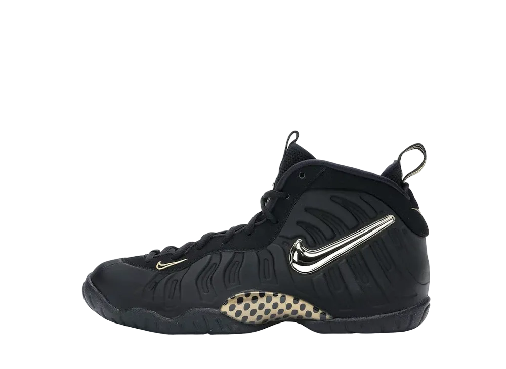 ナイキ GS リトル ポジット プロ "ブラック メタリック ゴールド"