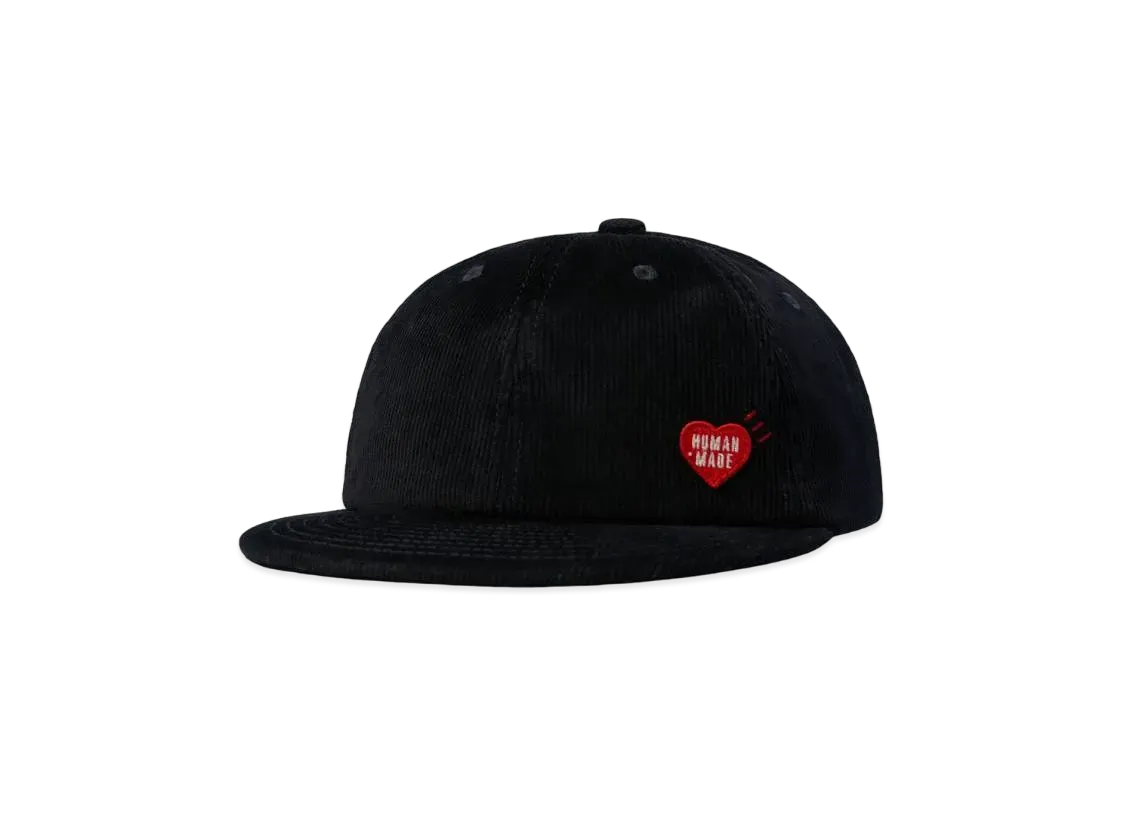 HUMAN MADE 6 PANEL CORDUROY CAP "Navy"