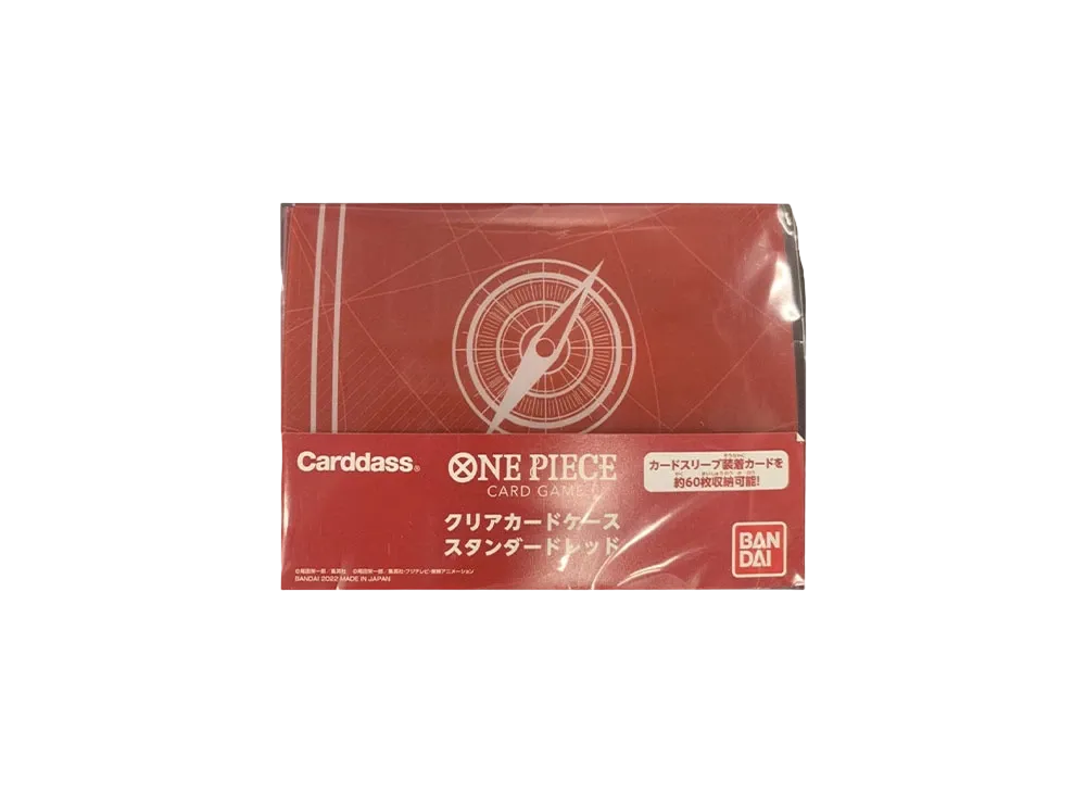 ワンピースカードゲーム クリアカードケース「スタンダードレッド」の