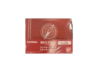 ONE PIECE Card Game Clear Card Case"standard red"