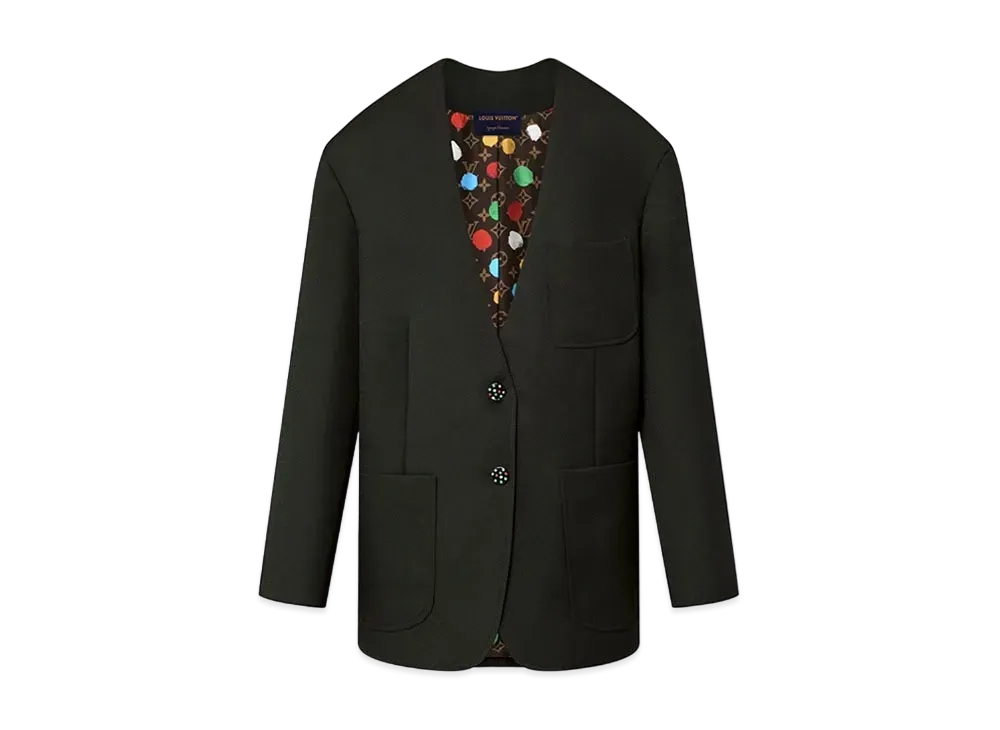 Louis Vuitton x Yayoi Kusama Technical Gabardine Blazer "Noir"