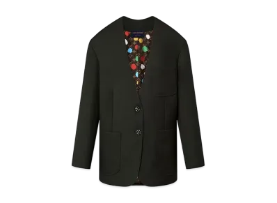 Louis Vuitton x Yayoi Kusama Technical Gabardine Blazer "Noir"