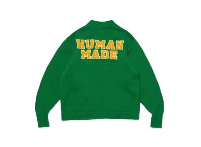 HUMAN MADE Low Gauge Knit Cardigan "Green"