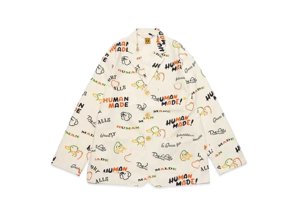 HUMAN MADE Printed Jacket "White"