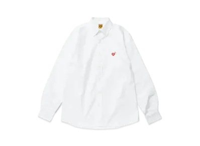 HUMAN MADE Oxford Bd L/S Shirt "White"