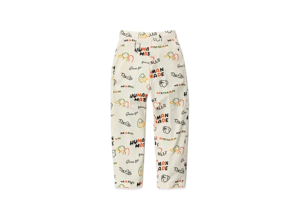 HUMAN MADE Printed Chino Pants "White"