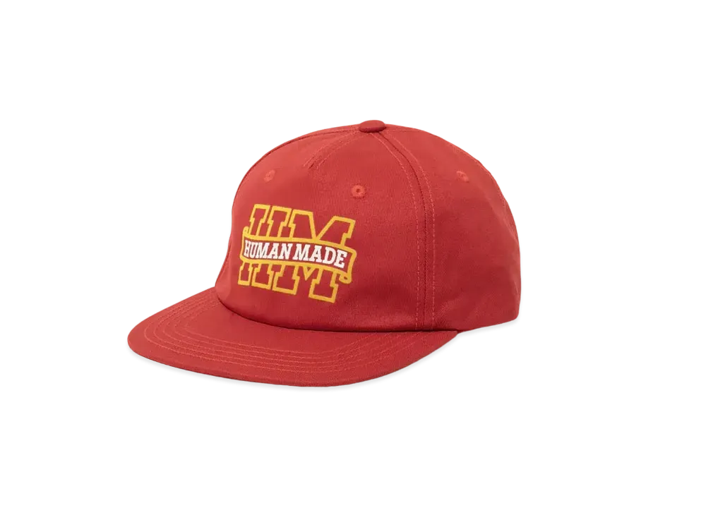 HUMAN MADE 5 Panel Twill Cap #1 "Red"