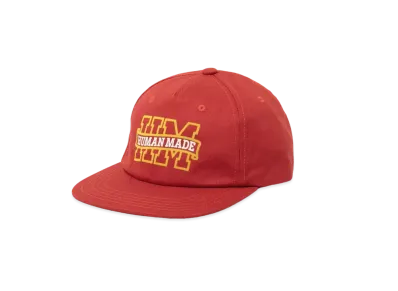 HUMAN MADE 5 Panel Twill Cap #1 "Red"